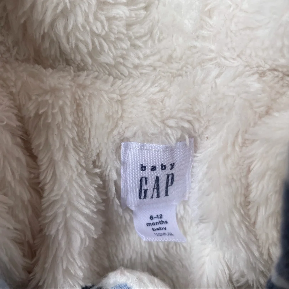 Baby Gap striped‎ snowsuit zipped puffer​​​​​​​